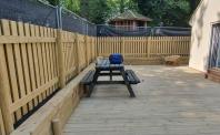 Outwoods Visitor Centre and Cafe - Decking - July 2021