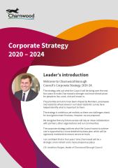 The front page of the Charnwood Borough Council Corporate Strategy 2020-24