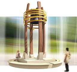 An image of how the Hope Bell will look