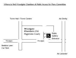 Woodgate Chambers Map - Plans Committee