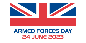 Armed Forces Day logo for 2023