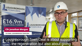Cllr Morgan SportPark Town Deal video