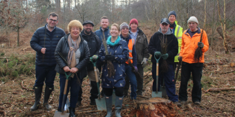 Outwoods tree planting