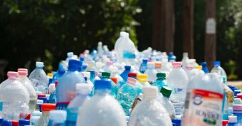 An image showing plastic bottles